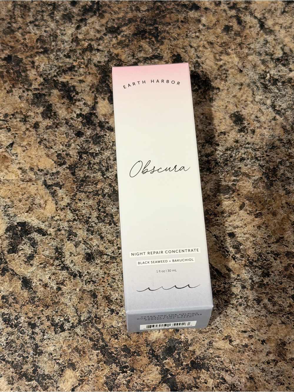 NIB Earth Harbor Naturals Obscura Night Repair Concentrate - 1oz.
